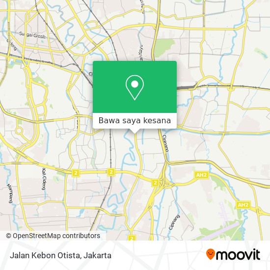 Peta Jalan Kebon Otista