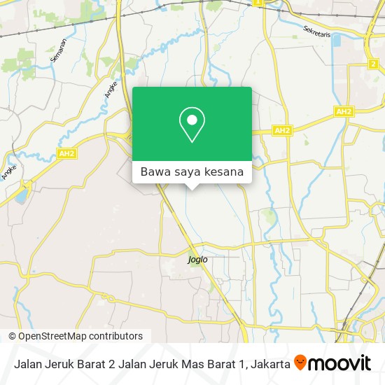 Peta Jalan Jeruk Barat 2 Jalan Jeruk Mas Barat 1