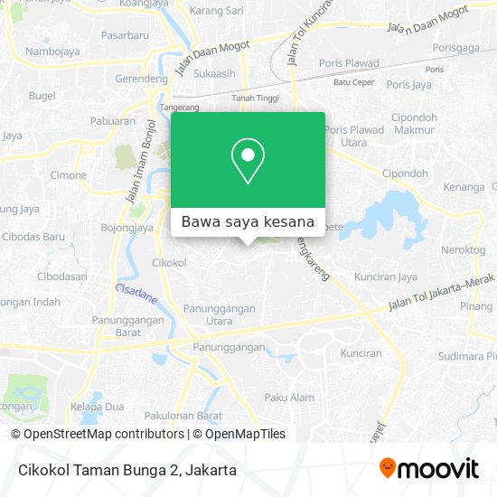 Peta Cikokol Taman Bunga 2