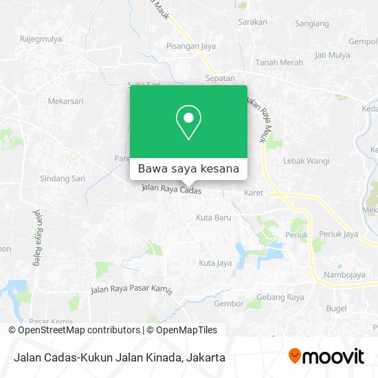 Peta Jalan Cadas-Kukun Jalan Kinada