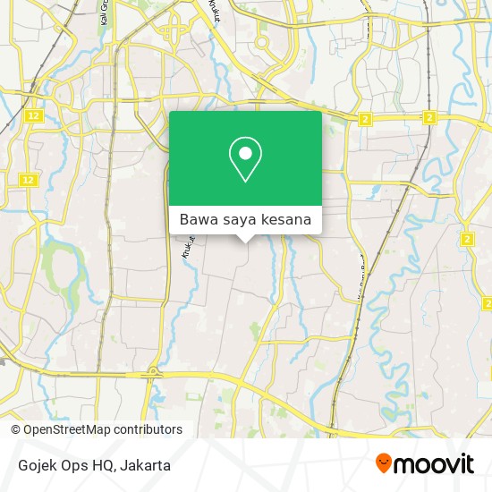 Peta Gojek Ops HQ