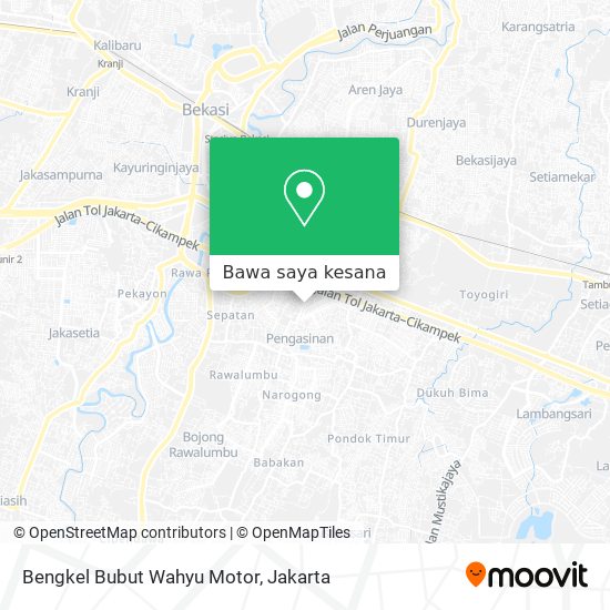 Peta Bengkel Bubut Wahyu Motor