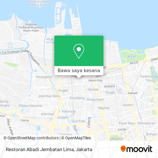 Peta Restoran Abadi Jembatan Lima