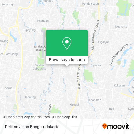 Peta Pelikan Jalan Bangau