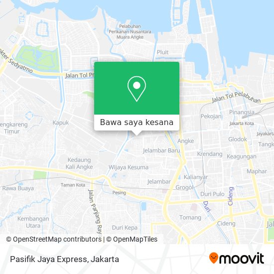 Peta Pasifik Jaya Express