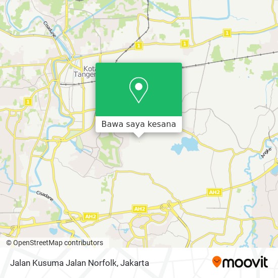 Peta Jalan Kusuma Jalan Norfolk