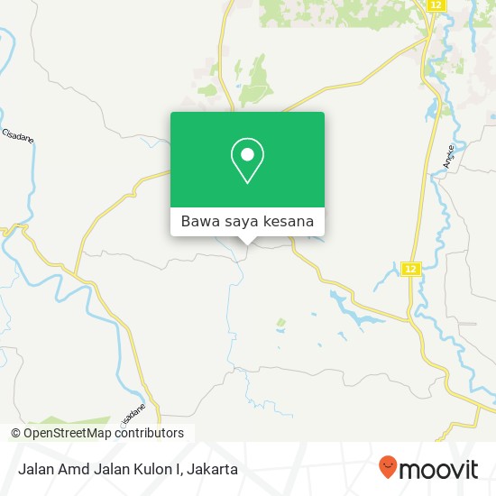 Peta Jalan Amd Jalan Kulon I