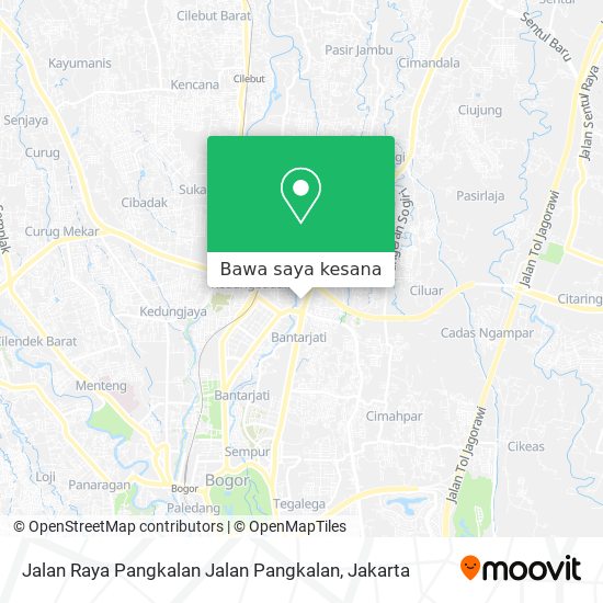 Peta Jalan Raya Pangkalan Jalan Pangkalan