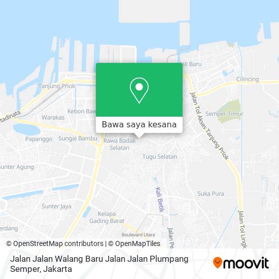 Peta Jalan Jalan Walang Baru Jalan Jalan Plumpang Semper