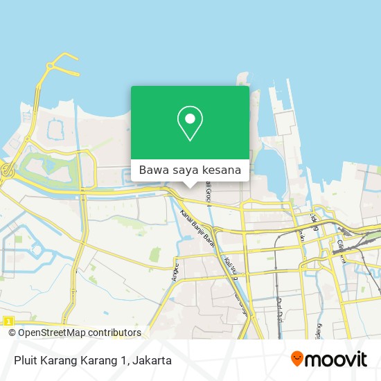 Peta Pluit Karang Karang 1