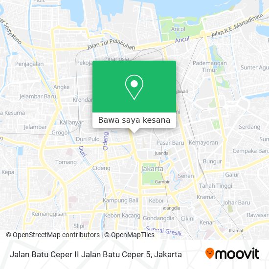 Peta Jalan Batu Ceper II Jalan Batu Ceper 5