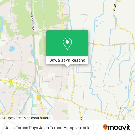 Peta Jalan Taman Raya Jalan Taman Harap