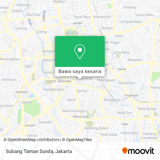 Peta Subang Taman Sunda