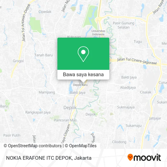Peta NOKIA ERAFONE ITC DEPOK