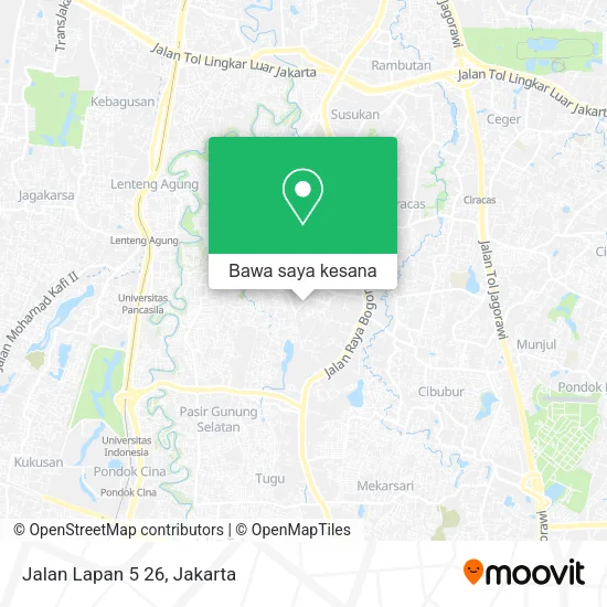 Peta Jalan Lapan 5 26
