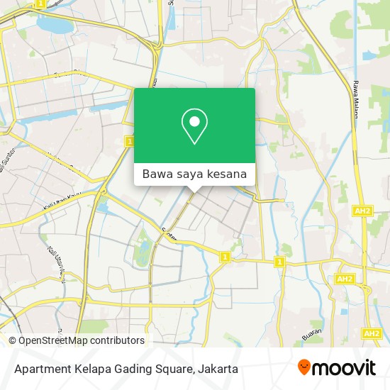 Peta Apartment Kelapa Gading Square