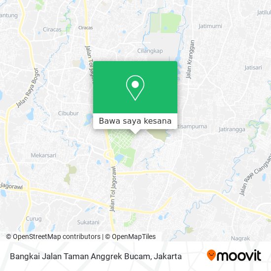 Peta Bangkai Jalan Taman Anggrek Bucam