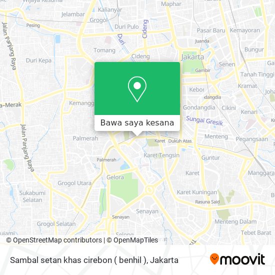 Peta Sambal setan khas cirebon ( benhil )