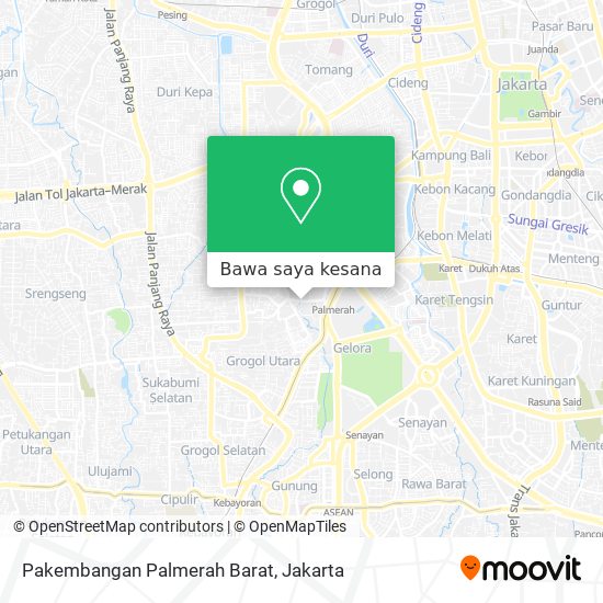 Peta Pakembangan Palmerah Barat