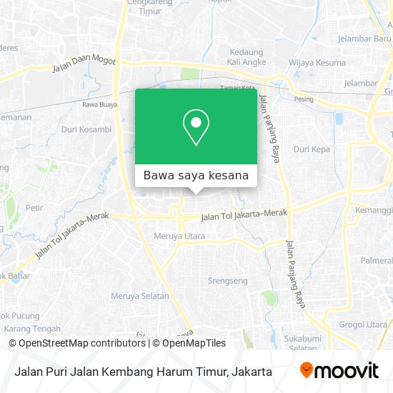 Peta Jalan Puri Jalan Kembang Harum Timur