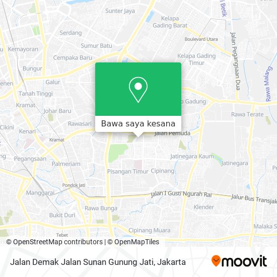 Peta Jalan Demak Jalan Sunan Gunung Jati