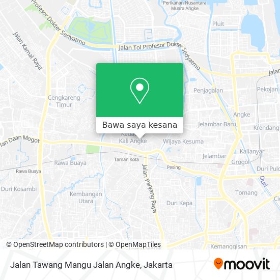 Peta Jalan Tawang Mangu Jalan Angke