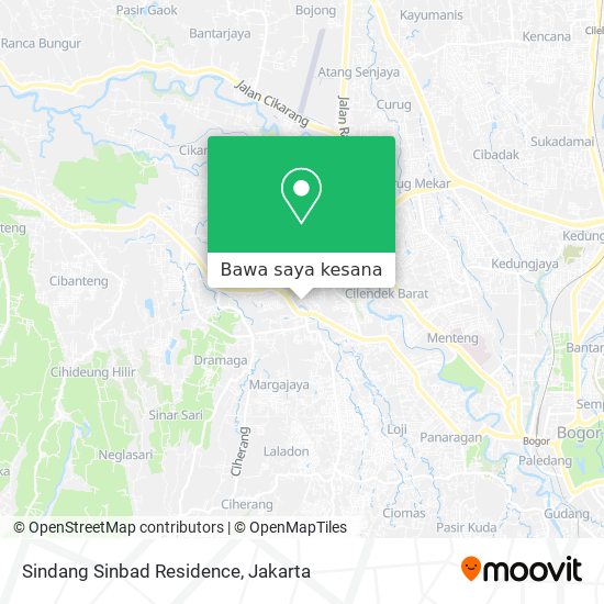 Peta Sindang Sinbad Residence