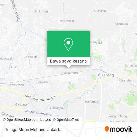 Peta Telaga Murni Metland
