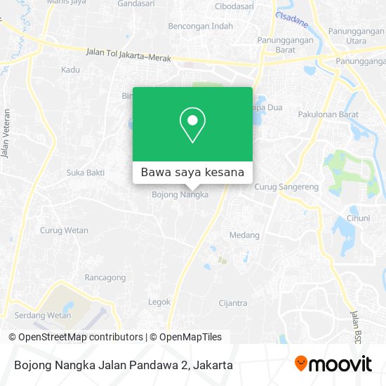 Peta Bojong Nangka Jalan Pandawa 2