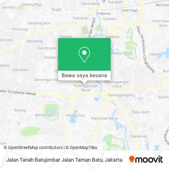 Peta Jalan Tanah Batujimbar Jalan Taman Batu
