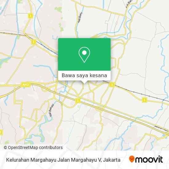 Peta Kelurahan Margahayu Jalan Margahayu V