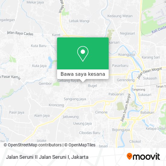 Peta Jalan Seruni II Jalan Seruni I