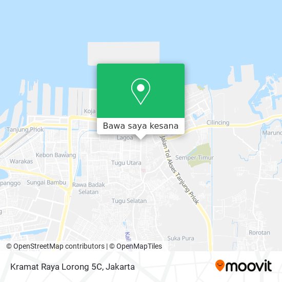 Peta Kramat Raya Lorong 5C