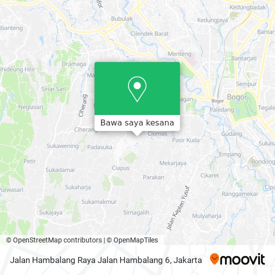 Peta Jalan Hambalang Raya Jalan Hambalang 6