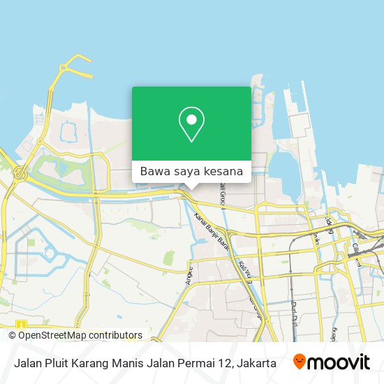 Peta Jalan Pluit Karang Manis Jalan Permai 12