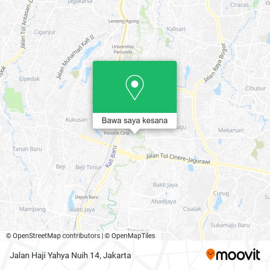 Peta Jalan Haji Yahya Nuih 14