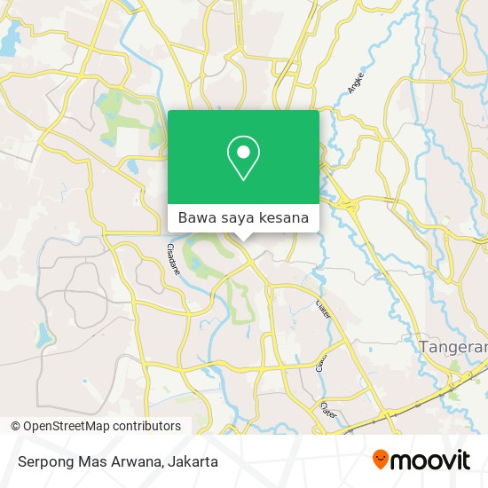 Peta Serpong Mas Arwana