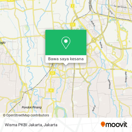 Peta Wisma PKBI Jakarta