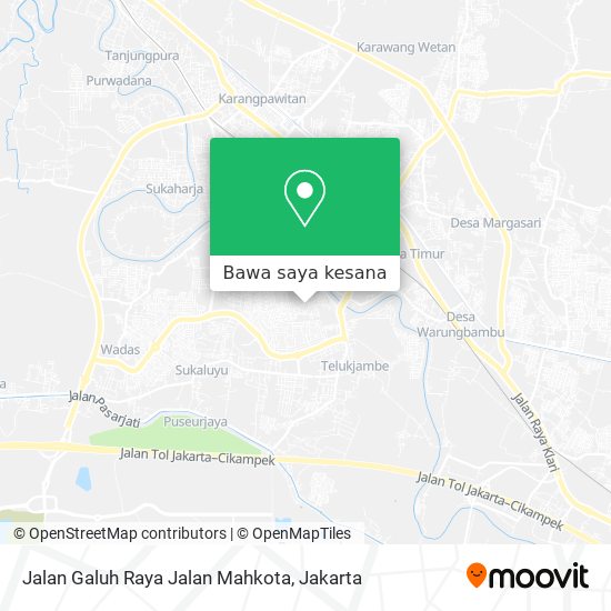 Peta Jalan Galuh Raya Jalan Mahkota