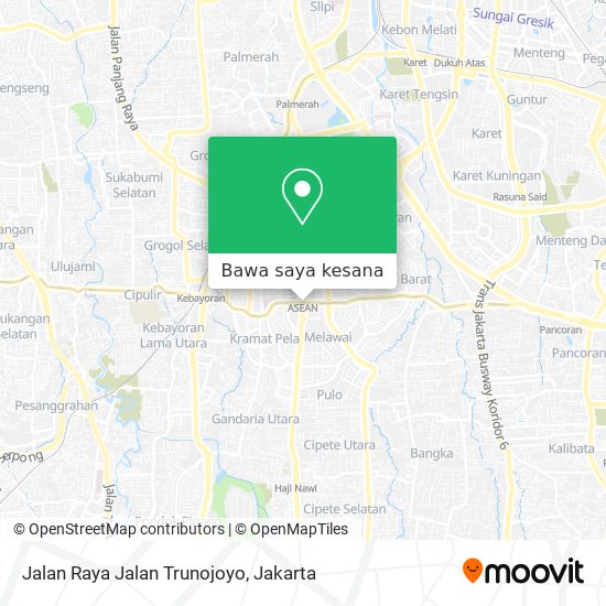 Peta Jalan Raya Jalan Trunojoyo