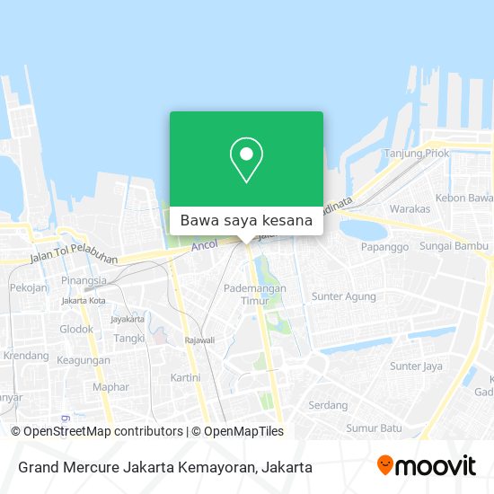 Peta Grand Mercure Jakarta Kemayoran