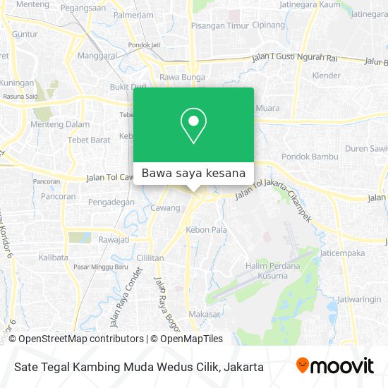 Peta Sate Tegal Kambing Muda Wedus Cilik