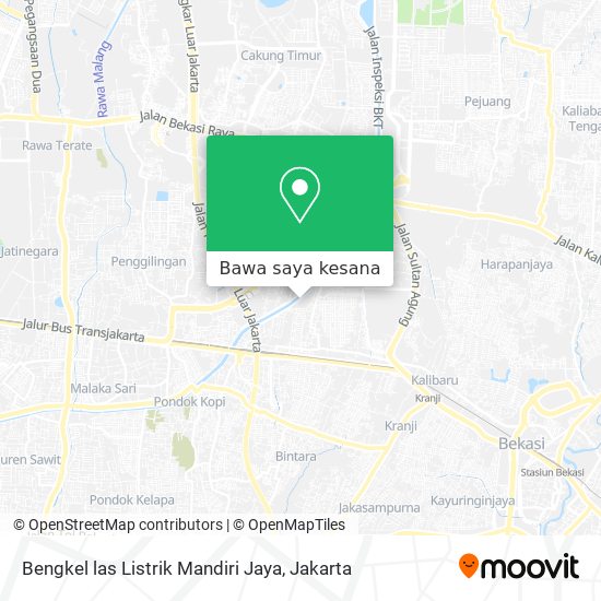 Peta Bengkel las Listrik Mandiri Jaya