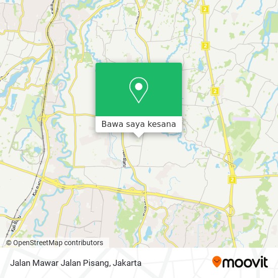 Peta Jalan Mawar Jalan Pisang