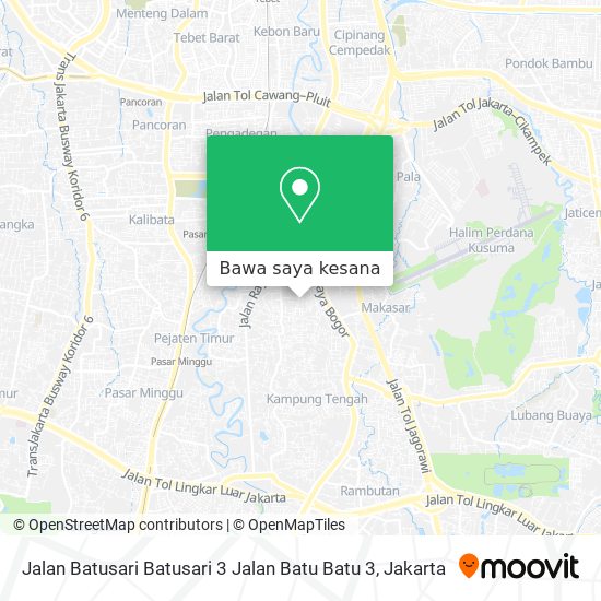 Peta Jalan Batusari Batusari 3 Jalan Batu Batu 3