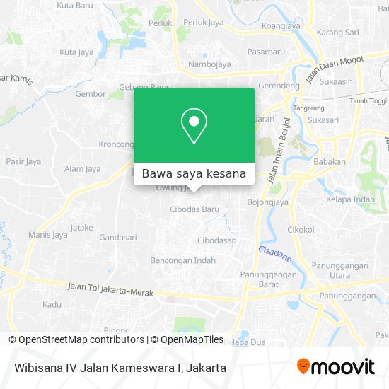 Peta Wibisana IV Jalan Kameswara I