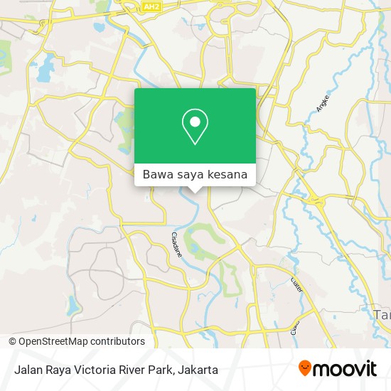 Peta Jalan Raya Victoria River Park