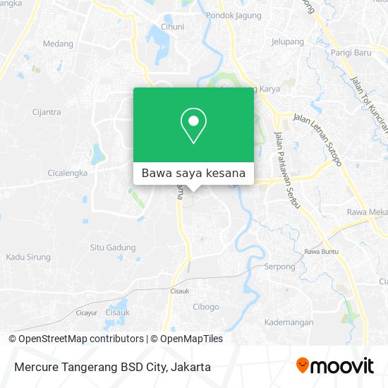 Peta Mercure Tangerang BSD City