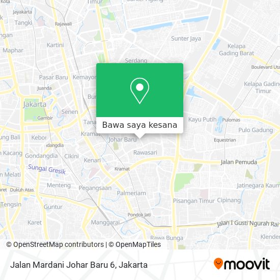 Peta Jalan Mardani Johar Baru 6