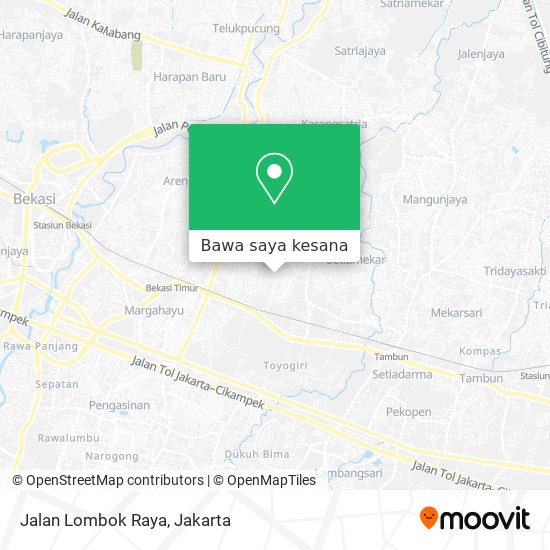 Peta Jalan Lombok Raya